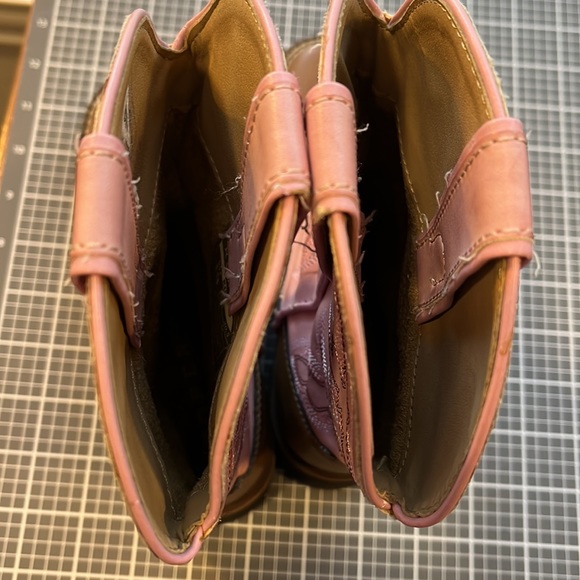 Kids ROPERS pink and brown size US13 - Picture 5 of 6